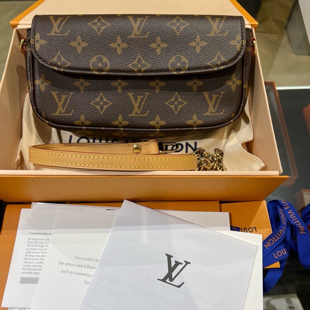 Louis Vuitton Brown Monogram Crossbody Bag